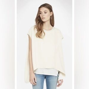 IRO Lara Cape Blouse semi sheer
